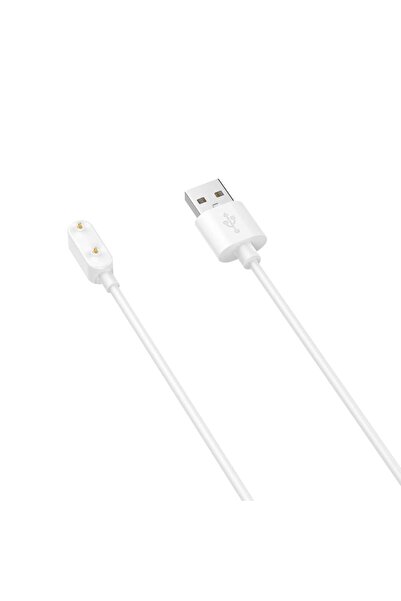 Choice كابل شاحن لاسلكي أبيض لساعة هواوي واتش باند 9 و8 و7 و6 وبرو فيت 2 و3 و...