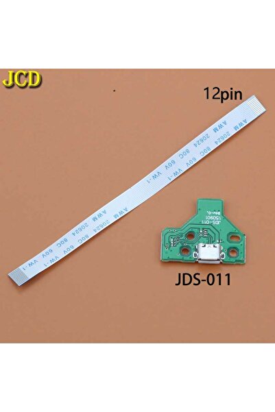 JCD JDS-011 لوحدة تحكم PS4 بمنفذ شحن USB ولوحة شاحن مع كابل مرن شريطي JDS-001