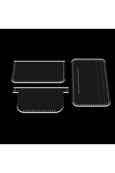 Choice ACL YOMDID 3PCS Mini Card Case Pocket Wallet Acrylic Making Template D...