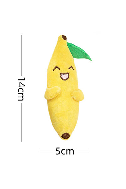 Choice لعبة طحن أسنان الحيوانات الأليفة على شكل موزة واحدة ومضادة للعض، دمية ...