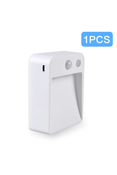 Choice 1 قطعة مستشعر حركة PIR LED ضوء ليلي تحت خزانة ضوء يعمل بالبطارية مصباح حائط للمطبخ والسرير