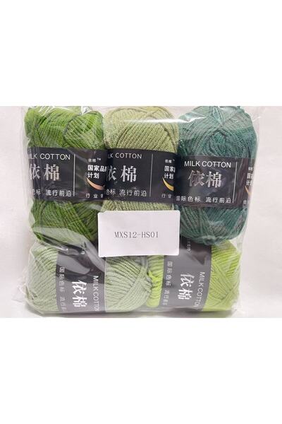 Choice HS01-5 قطع جديدة من خيوط القطن الحليبي متعددة الألوان، مجموعة خيوط كرو...