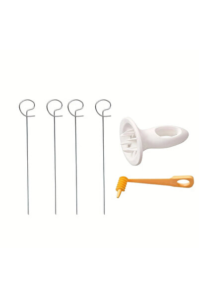 Choice مجموعة من 6 قطع من الفولاذ المقاوم للصدأ، مجموعة من 6 قطع من قطاعة الخ...