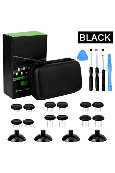 Choice عصا إبهام تناظرية مريحة وقابلة للتبديل باللون الأسود لسلسلة X/S/Xbox O...