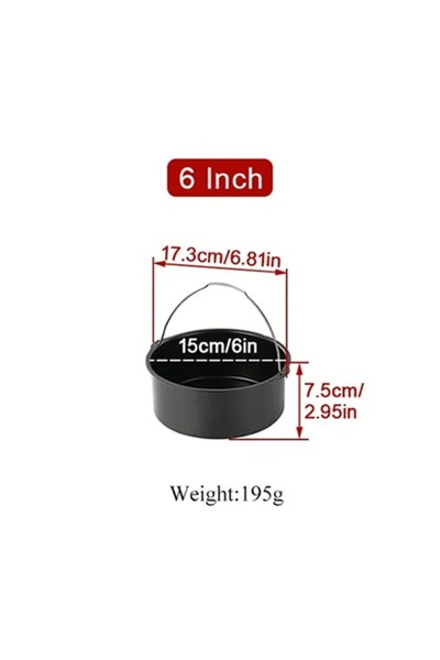 Choice صينية كيك مقاس 6 بوصات، قالب كيك دائري مقاس 6/7/8 بوصة، صينية خبز غير ...