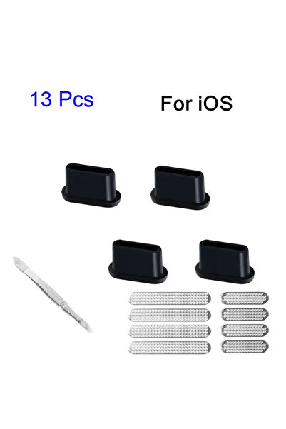 Choice 13 x For Ios Plug Universal Phone Metal Dustproof Net Stickers Speaker...