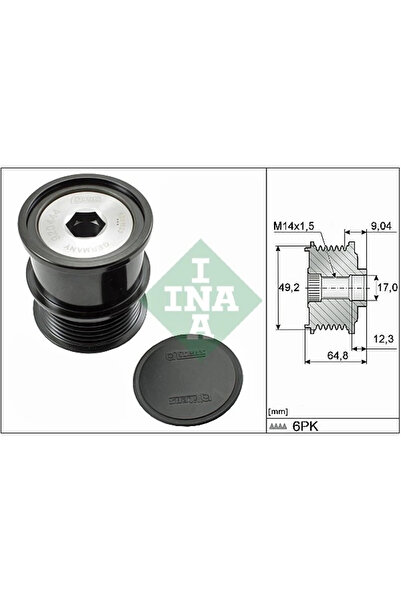 FAG Sistem Roata Libera Generator Ford C-Max 2/Ecosport/Fiesta 6 Ford Austral...