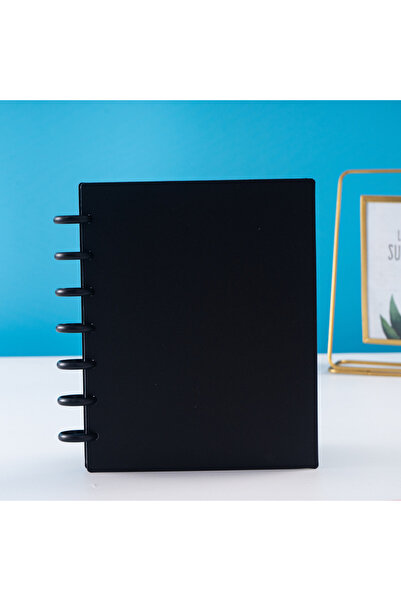 Choice كتاب مجموعة بطاقات الفطر المثقوبة باللون الأسود، ألبوم ذو أوراق قابلة ...