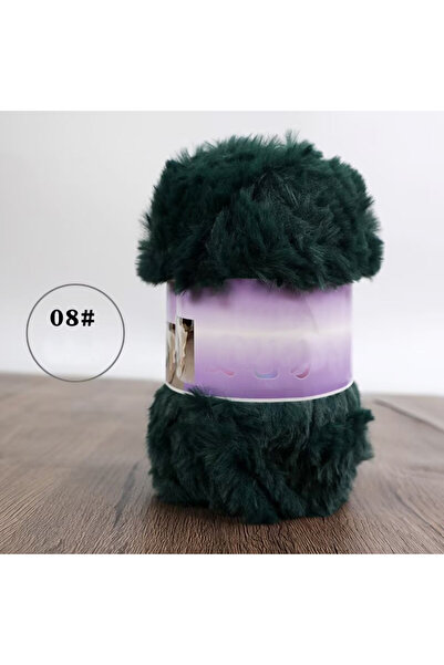 Choice خيط فرو صناعي أخضر داكن 08، وزن 200 غرام، لحياكة النعال المصنوعة يدويً...