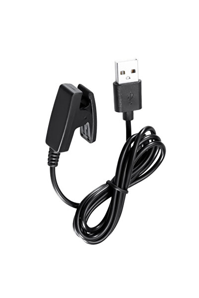 Choice شاحن USB أسود لساعة Lily 2 الذكية، سلك شحن Forerunner 30/35/235/230/63...