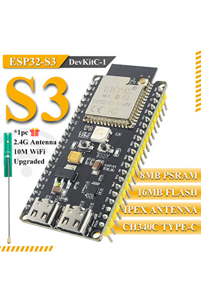 Choice ESP32-S3-DevKitC-1 Development Board BT 2.4G Wifi Module for Arduino 8MB PSRAM 16MB FLASH N16R8 4...