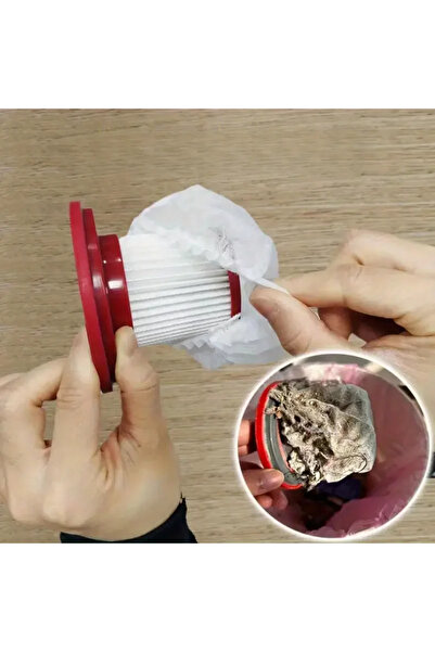 Choice 20pcs Disposable Vacuum Cleaner Filter Protective Cover - Washable Non-woven Fabric for Handheld ...