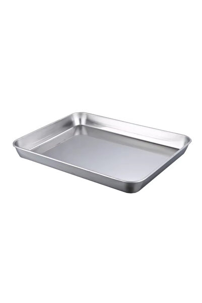 Choice 1pc 1Pc Household Stainless Steel Vermicelli Dish Thickened Rectangular Flat Bottom Liangpi Dish Bar