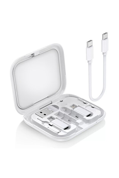 Choice كابل USB C إلى Type C أبيض PD 60 واط لشحن سريع لأجهزة iPhone وXiaomi و...