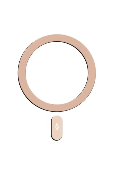 Choice11 حلقة معدنية مغناطيسية ذهبية واحدة لشاحن ماج سيف اللاسلكي، ملصق من صف...