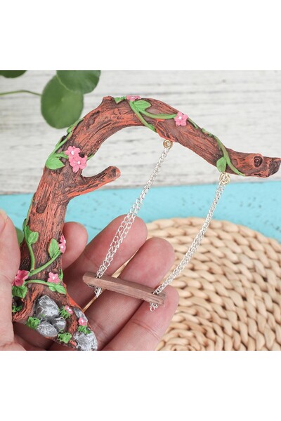 Choice قطعة واحدة من زينة المناظر الطبيعية الصغيرة المصنوعة يدويًا من الراتين...