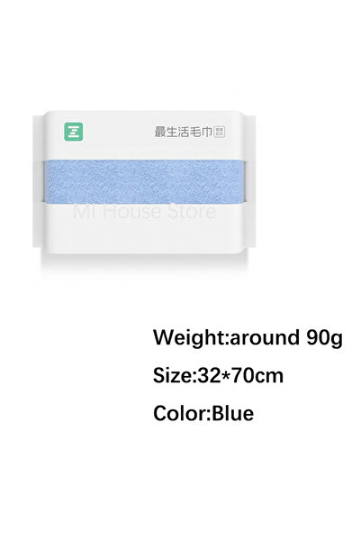 Xiaomi منشفة زرقاء من Youpin ZSH سلسلة Young Series مصنوعة من مادة البولي إيث...
