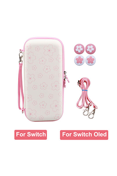 Choice الحزمة 1 لحقيبة حمل Switch وOled لـ Switch، غلاف صلب من مادة EVA مع زه...