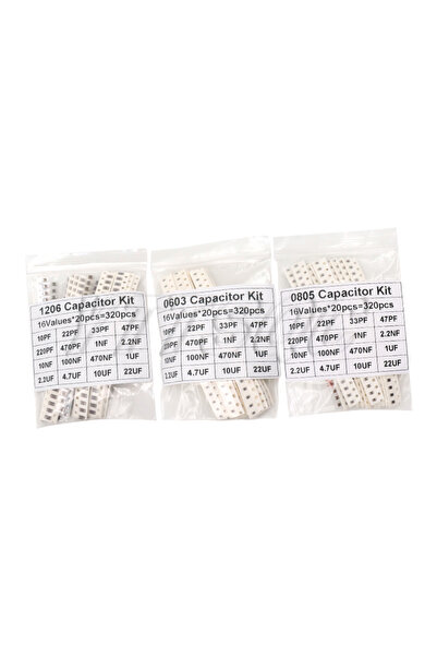 Choice 0805 16Value 320PCS 36Values 1pF-10uF Electronic Capacitor set 1206 SMD Ceramic Capacitors assortmen