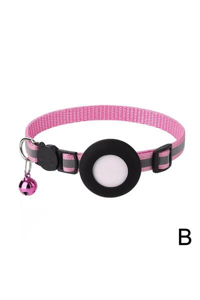 Choice طوق B Air Tag Case للقطط مع حافظة واقية ومتعقب وموضع مضاد للضياع عاكس للكلاب Co.