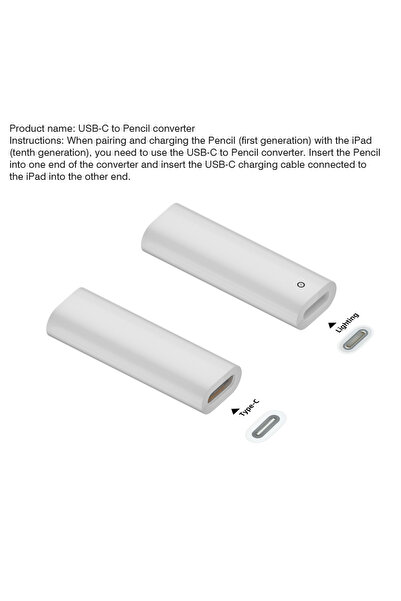 Choice محول من النوع C أنثى إلى Lightning أنثى لقلم Apple Pencil من الجيل الأ...
