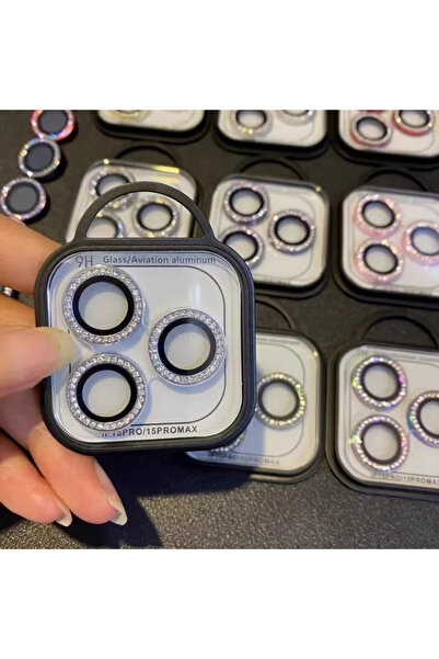 Choice 15 or 15Plus(2pcs Light Blue 2-3Pcs For Iphone 14 15 16 Pro Max 9D Rear Diamond Lens Protector For I