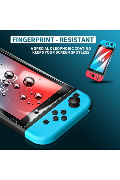 Choice 1 قطعة لـ Switch OLED 1/2/3 قطعة 9H واقي شاشة من الزجاج المقوى متوافق مع Nintendo Switch OLED / NS