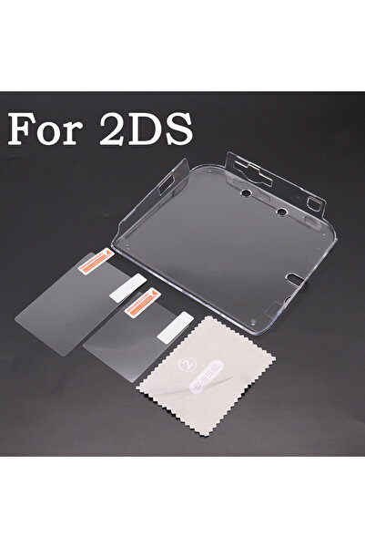 TingDong غطاء حماية بلاستيكي شفاف من الكريستال لجهاز 2DS الجديد، 2DS، 3DS XL،...