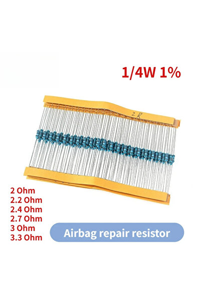 Choice4 2.2 أوم - 100 قطعة 100/120 قطعة 1/4 واط 1% مقاومة غشاء معدنية لإصلاح ...