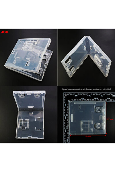 JCD 10 قطع 1/2/5/10 قطع صندوق تخزين خرطوشة بطاقة اللعبة غلاف بلاستيكي صندوق و...
