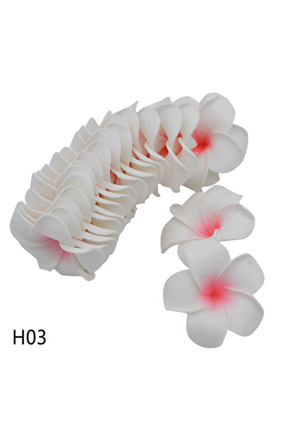 Choice 5cm B-H03 30Pcs 5-9cm Frangipani Egg Flower Heads PE Foam Plumeria Flo...