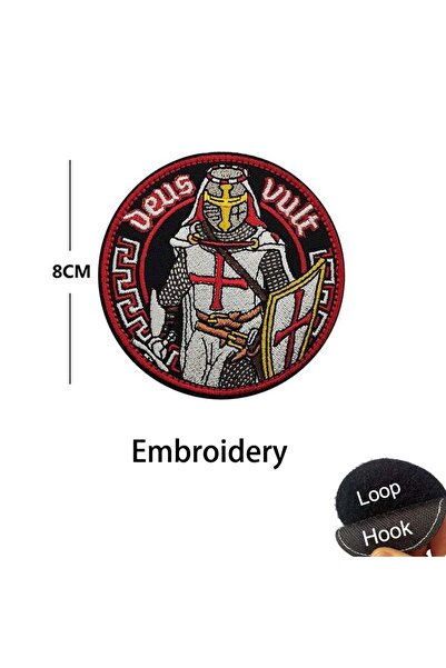 Choice1 HK98-04 فرسان الهيكل، فرسان القدس، الصليبيون رقعة معنويات الملابس الم...