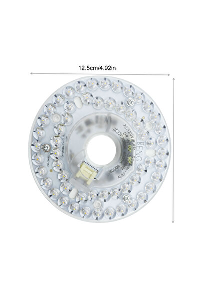 APWIKOGER لوحة حلقية LED 220 فولت 125 مم 18 واط ضوء دائري تيار متردد 110 فولت/220 فولت 15/18/24 واط لوحة سقف دائرية بديلة C
