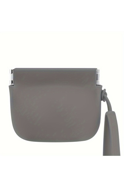 choice2 grey 1pc Portable Silicone Dog Treat Bag Pet Dog Train Food Snacks Po...
