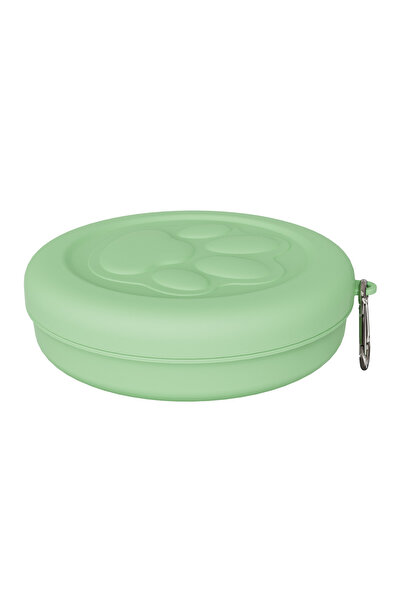 Choice وعاء طعام وماء محمول للكلاب الأليفة باللون الأخضر، وعاء شرب متين للحيو...