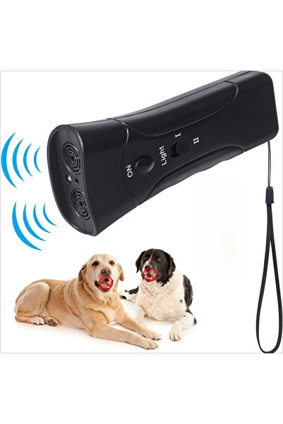 Choice Black Ultrasonic Dog Barking Deterrent Trainer with LED Light Stop Bark Control Device for Pets Trai