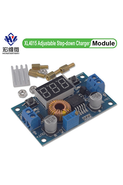 Choice XL4015 High power 5A 75W DC-DC Adjustable Step-down Charger Module Step Down Buck Converter LED D...