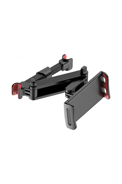 Choice وسادة خلفية للسيارة قابلة للتدوير باللون الأحمر، حامل هاتف محمول وجهاز...