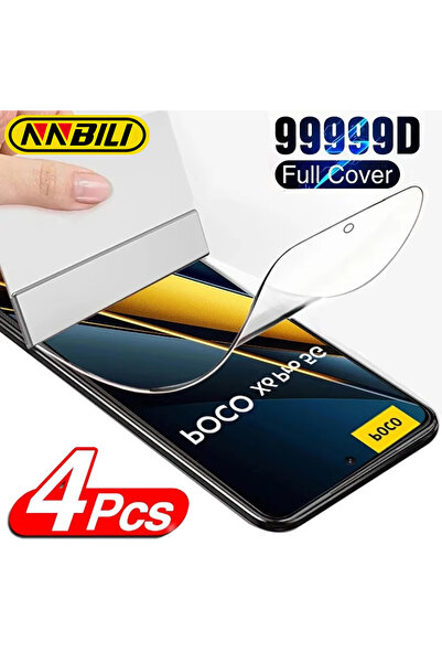 Choice5 4 Pieces For Poco X6 Pro 4Pcs gel Film For Po X6 F5 Pro F4 GT F3 C65 ...
