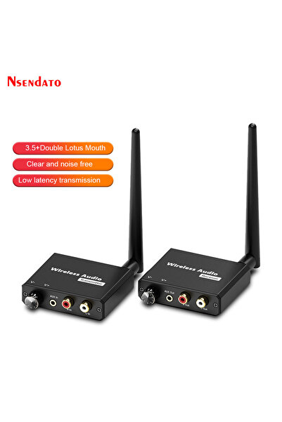 Choice محول موسيقى لاسلكي رقمي 2.4 جيجاهرتز، مجموعة إرسال واستقبال صوت لاسلكي 50 متر مع منفذ 3.5...