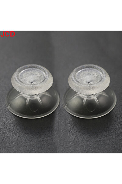 JCD transparent 2pcs For PS4 Pro Slim Controller 3D Analog Joystick Thumb Stick Grip Cap Thumbsticks