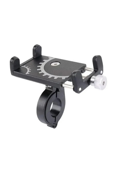 Choice حامل هاتف للدراجات النارية باللون الأسود، حامل هاتف عالمي، حامل معدني ...