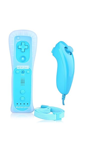 Choice 2IN1 leftright blue Wireless Remote Controller For Wii Nunchuck with Motion Plus Wireless Gamepad Fo