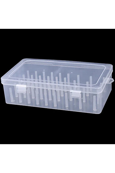 Choice White New Sewing Thread Box 42 Pieces Spools Bobbin Carrying Case Cont...