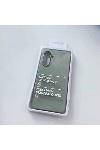 Samsung جراب لهاتف Galaxy A56 باللون الأخضر من Galaxy A56 5G، غطاء سيليكون سائل حريري A56 A5660، غطاء خلفي ناعم الملمس