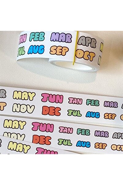 Choice colorful 1roll Monthly Number Sticker for Planners Journals & Organize...