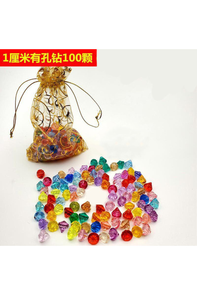 Choice 100 قطعة 160 جرام DIY كنز القراصنة جوهرة ألعاب أكريليك وهمية لامعة جوه...