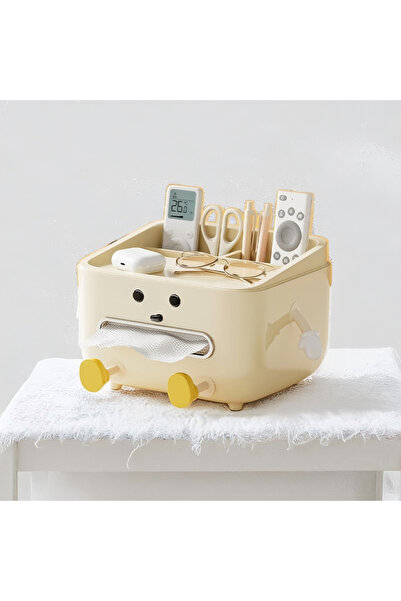 Choice صندوق مناشف ورقية بتصميم جلوس للعودة إلى المدرسة، مناسب للمنزل وغرفة ا...