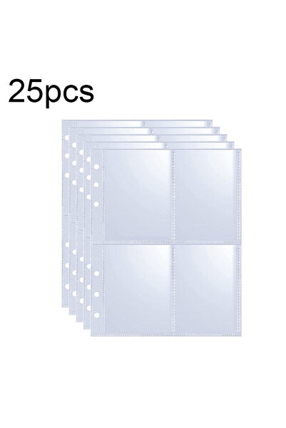 Choice 25 قطعة 25/50 قطعة حاملات بطاقات الصور بحجم A5، 100/200 جيب، تصميم أحا...