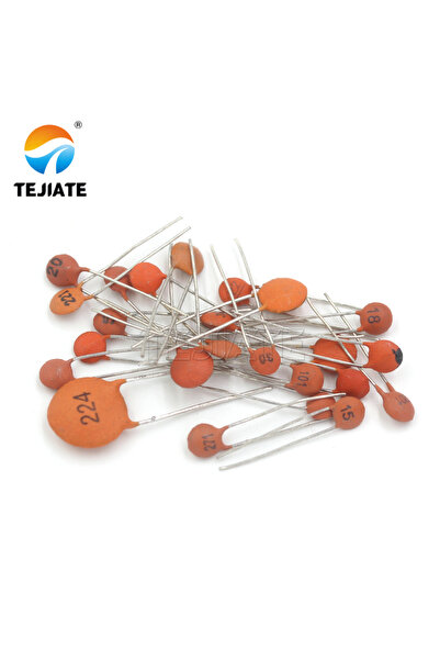 Choice25 100 قطعة من مكثفات السيراميك 104PF 0.1uF، 104 0.1uF 100NF 50V 30PF، ...